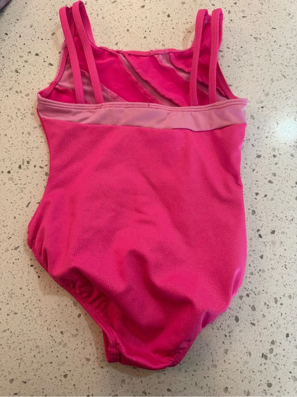 Danskin Girls Bright Pink Dance Leotard